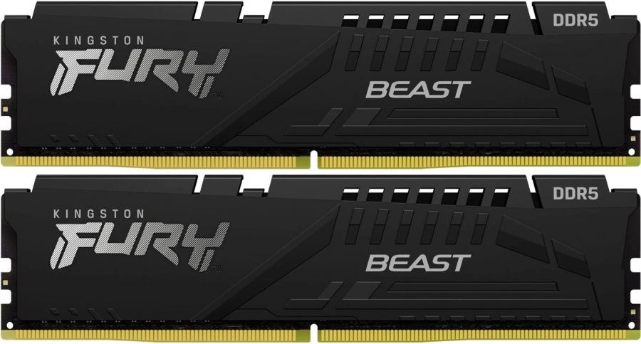 Оперативная память Kingston Fury Beast 2x32GB DDR5-5600 PC5-44800 (KF556C40BBK2-64)