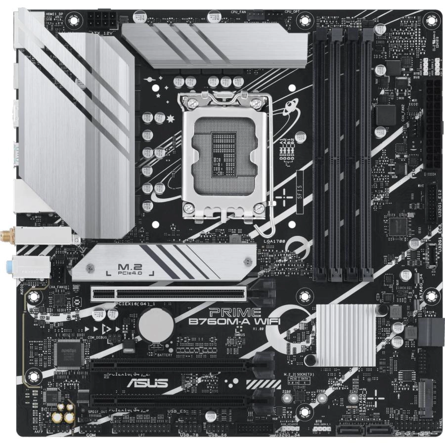 Материнская плата ASUS Prime B760M-A WiFi (90MB1EL0-M1EAY0)