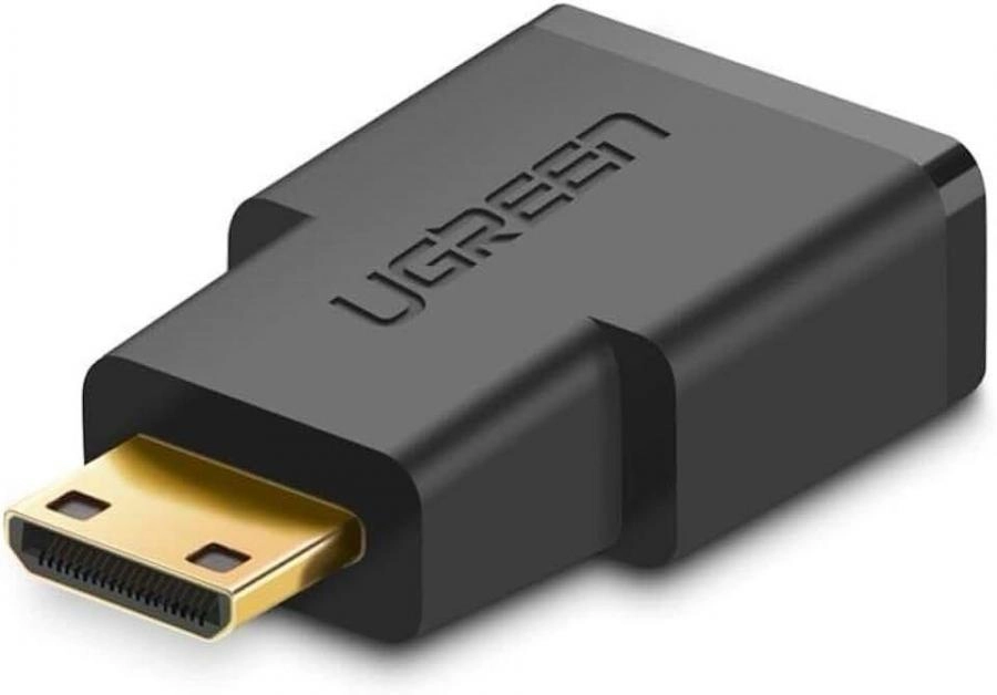 Кабель-переходник UGREEN Mini HDMI (M) to HDMI 2.0 (F) Black (20101)