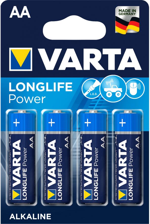 Батарейка Varta Longlife Power 4906 AA BL4 4pcs/Pack