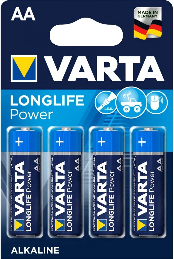 Батарейка Varta Longlife Power 4906 AA BL4 4pcs/Pack