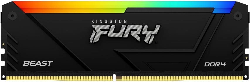 Оперативная память Kingston Fury Beast Black RGB XMP 32GB DDR4 (KF436C18BB2A/32)