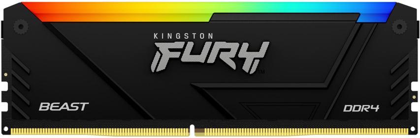Оперативная память Kingston Fury Beast Black RGB XMP 8GB DDR4 (KF436C17BB2A/8)