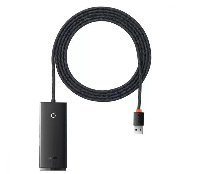 USB-хаб Baseus Lite Series Black (WKQX030201)