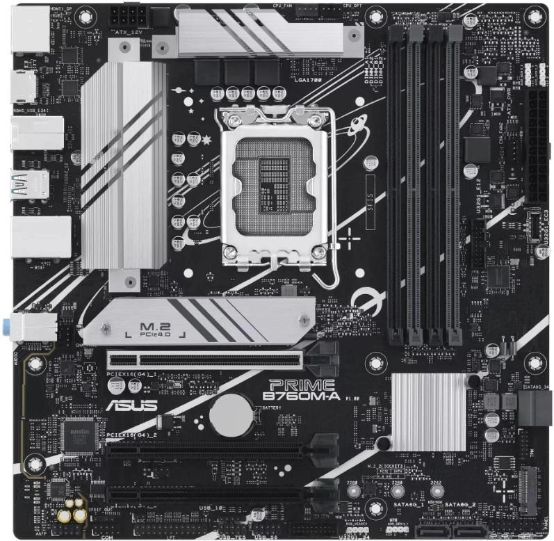 Материнская плата ASUS Prime B760M-A-CSM (90MB1EK0-M1EAYC)