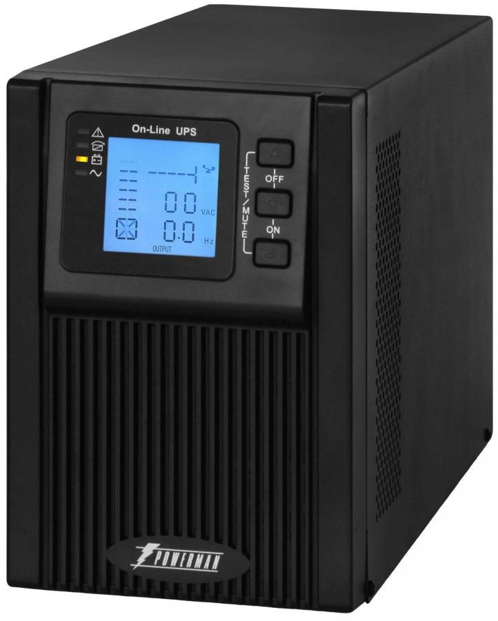 Источник бесперебойного питания PowerMan Online 1000 Plus (6114084)