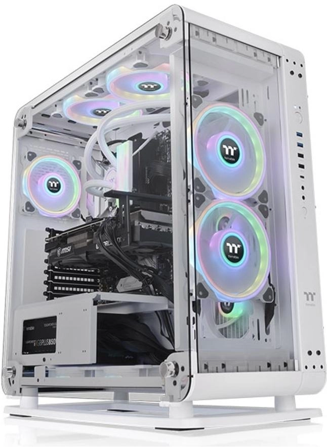 Корпус Thermaltake Core P6 TG без БП белый (CA-1V2-00M6WN-00)