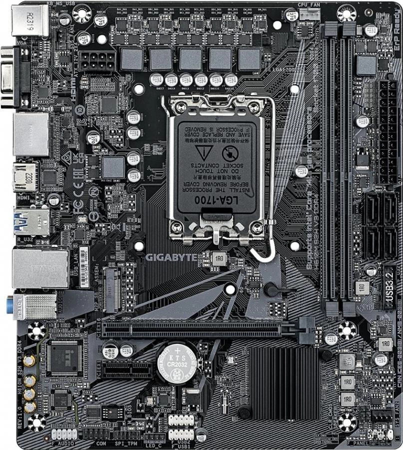 Материнская плата GigaByte H610M S2H V3 DDR4 rev. 1.0