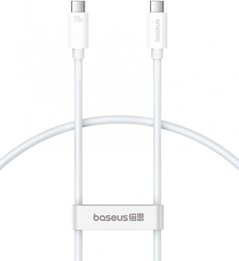 Кабель Baseus CB000064 Type-C/Type-C 1м Moon White (P10365200211-02)