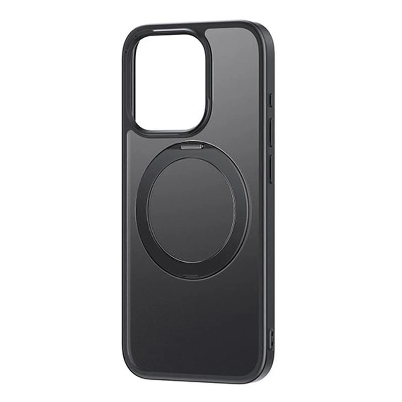 Чехол Baseus SkyRing Series 360° Magnetic для iP 15 Plus Frosted Black (P60161006101-01)