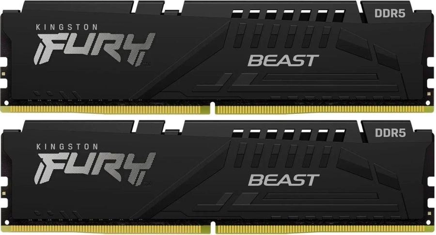 Оперативная память Kingston Fury Beast 2x16GB 32GB DDR-5 (KF556C36BBEK2-32)