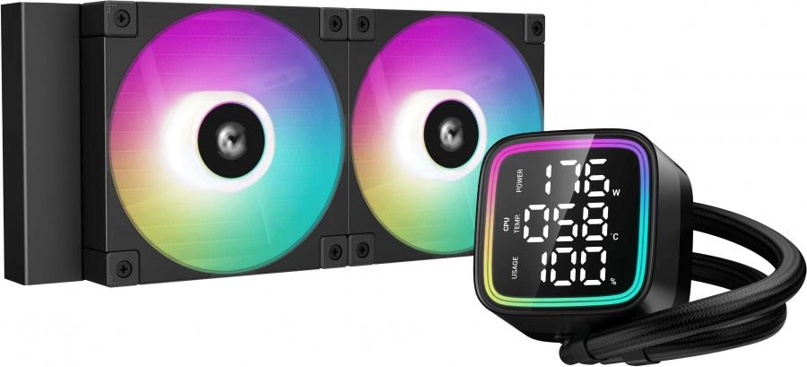 Кулер для процессора DeepCool LD240 черный (R-LD240-BKMSN-G-1)