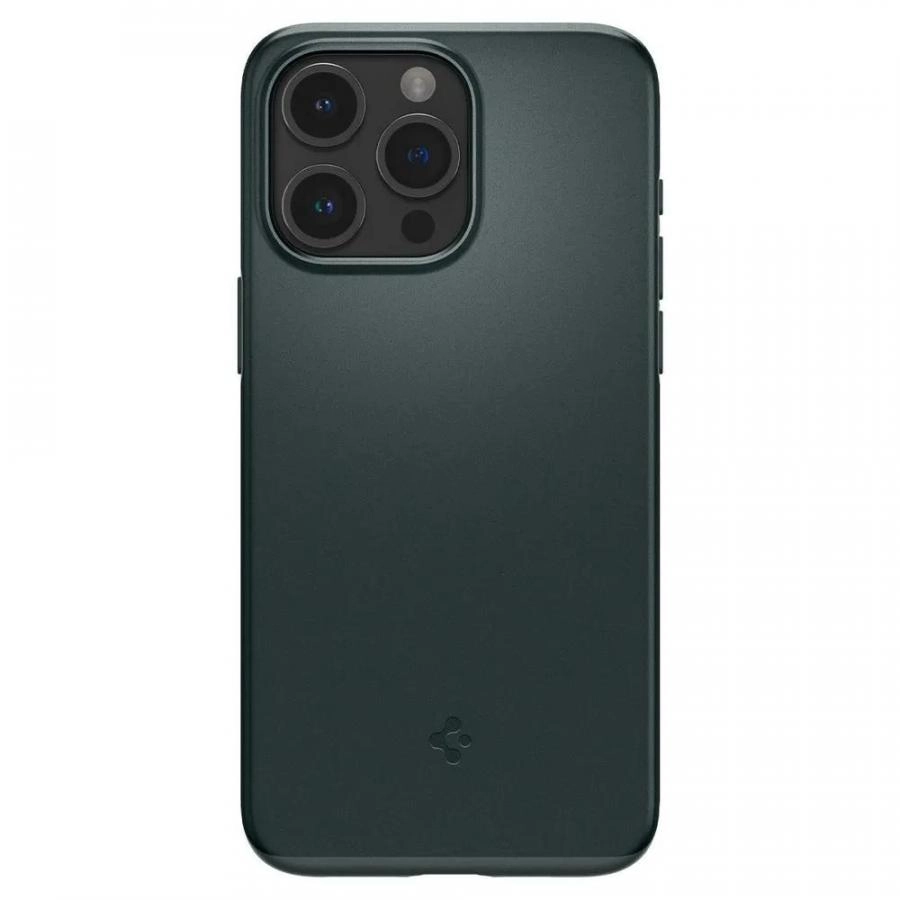 Чехол Spigen Thin Fit для iPhone 15 Pro Max зеленый (ACS06548)