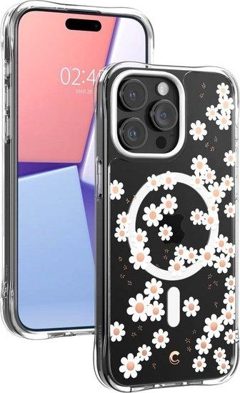 Чехол для телефона Spigen Cyrill Cecile Mag для iPhone 15 Pro White Daisy (ACS06759)