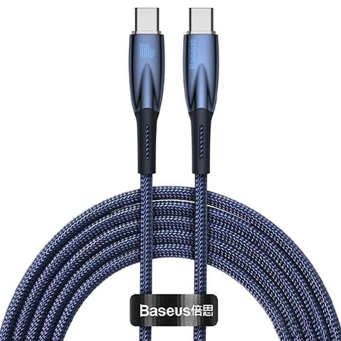 Кабель Baseus Glimmer 1m Blue (CADH000703)
