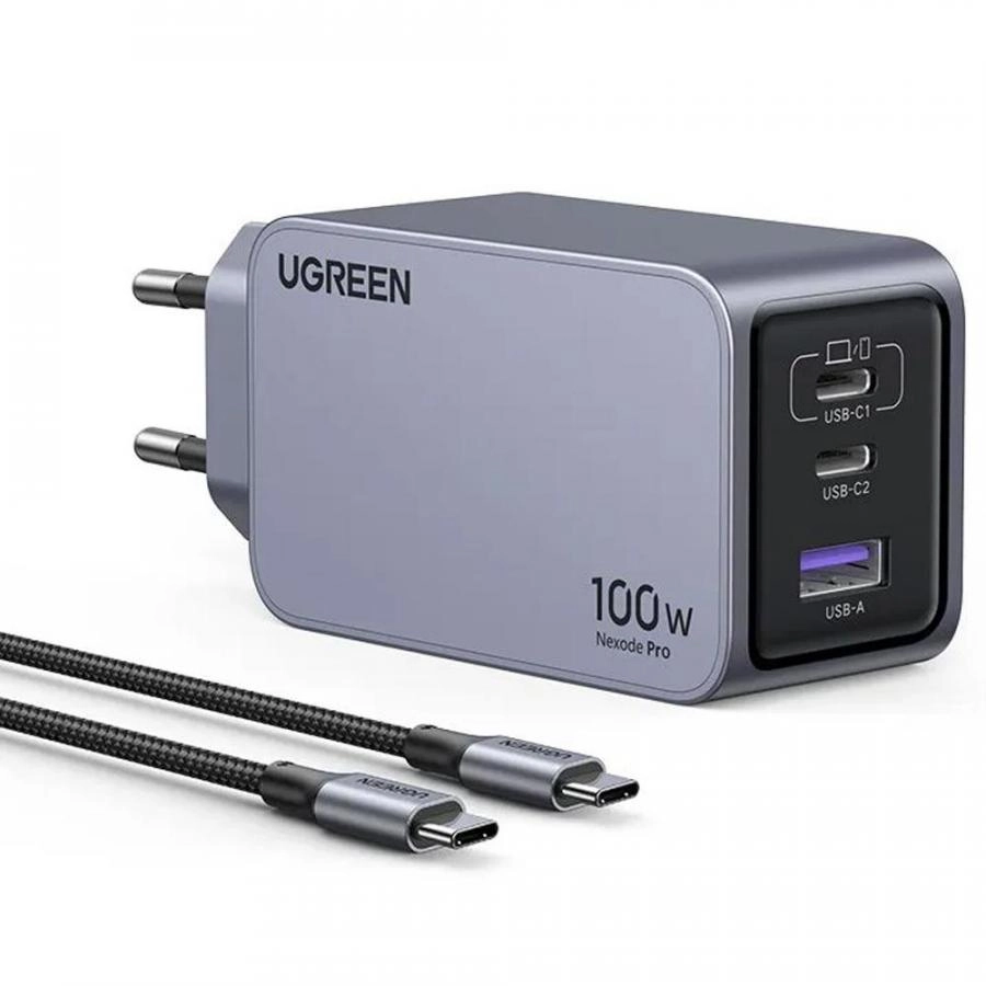 Сетевое зарядное устройство Ugreen X757 Space Gray (25874)