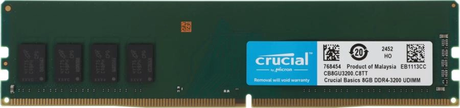 Оперативная память Crucial Basics 8GB DDR4 (CB8GU3200)