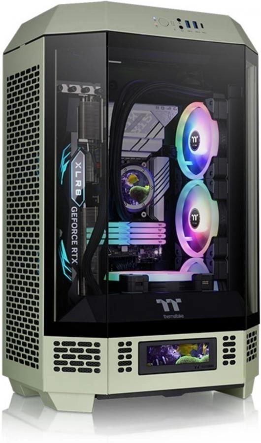 Корпус Thermaltake The Tower 300 Matcha Green без БП зеленый (CA-1Y4-00SEWN-00)