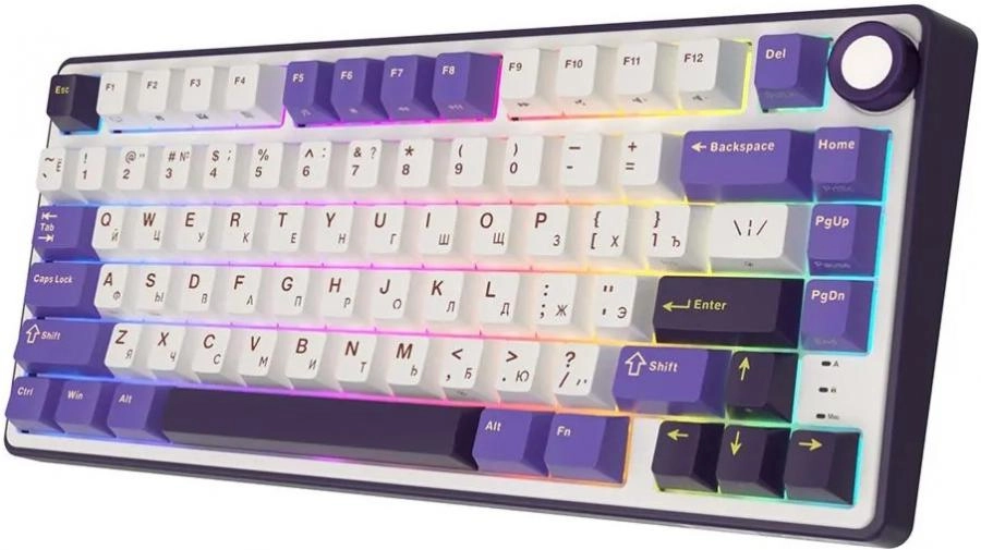 Клавиатура Royal Kludge R75 K Silver switch/Blackberry