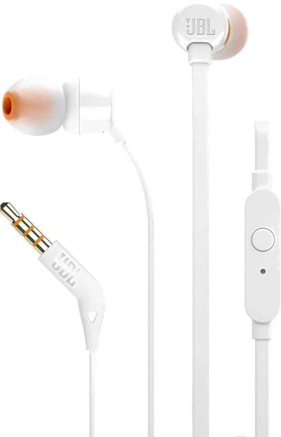 Наушники JBL Tune 110 белый (JBLT110WHT)