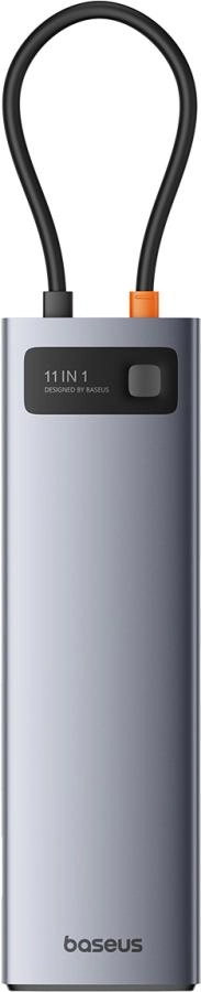 Док-станция Baseus Metal Gleam Series 11-Port HUB Space Grey (B00030709811-00)