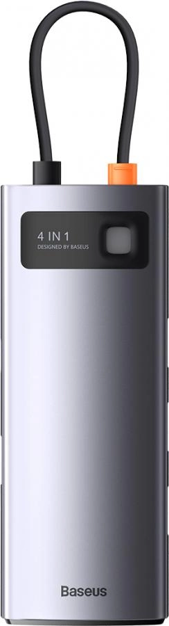 Док-станция Baseus Metal Gleam Series 4-in-1 (WKWG070013)