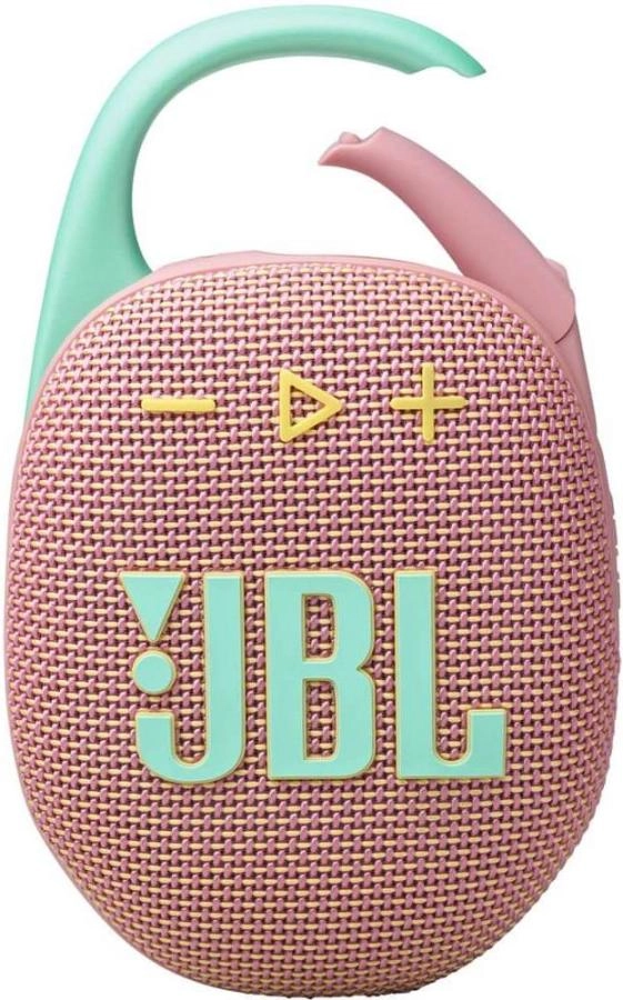 Беспроводная колонка JBL Clip 5 розовый (JBLCLIP5PINK)