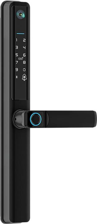 Умный дверной замок Roome Smart Tuya Digital Fingerprint Aluminum Door Lock A5 Pro черный