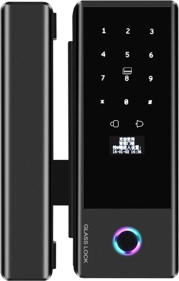 Умный дверной замок Roome Smart Tuya Fingerprint lock GS1 черный