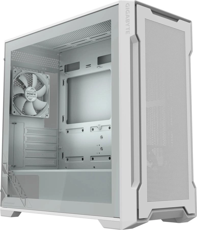 Корпус Gigabyte C102 Glass Ice без БП белый (GB-C102GI)