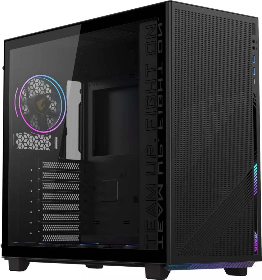 Корпус Gigabyte AORUS C400 GLASS без БП черный (GB-AC400G)