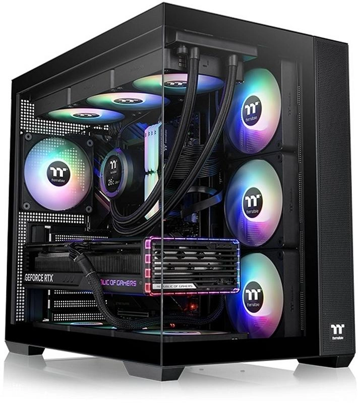 Корпус Thermaltake View 380 TG ARGB без БП черный (CA-1Z2-00M1WN-00)
