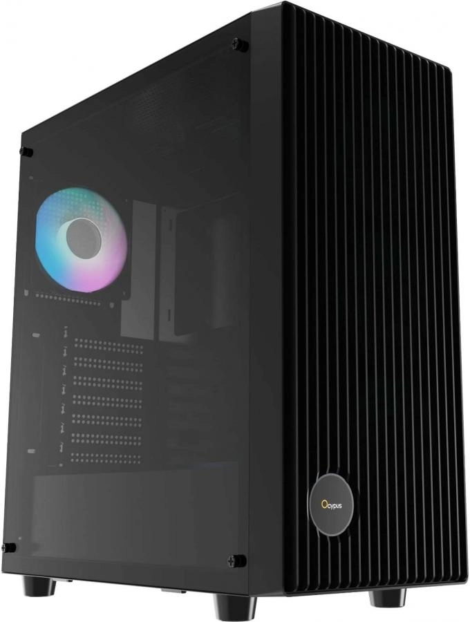 Корпус Ocypus Gamma C70 ARGB без БП Black (Gamma-C70-BKG400XX-GL)