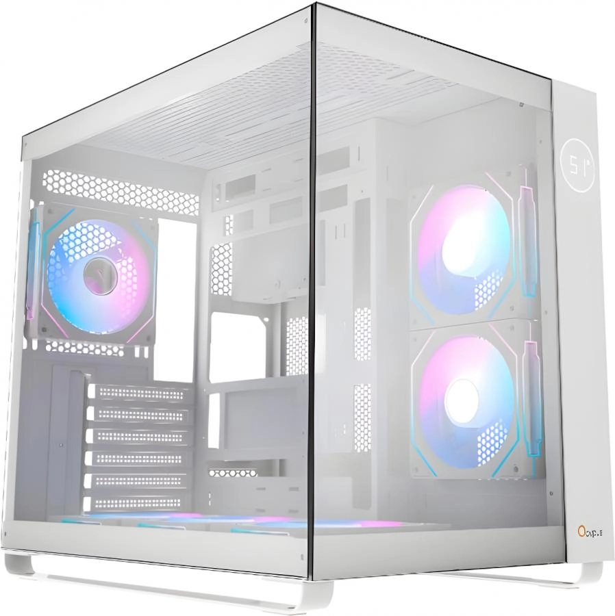 Корпус Ocypus Iota C70 ARGB без БП White (Iota-C70-WHD600XX-GL)