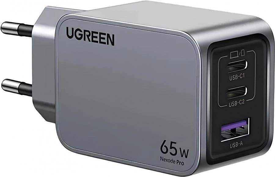 Сетевое зарядное устройство Ugreen X755 Space Gray (25871)
