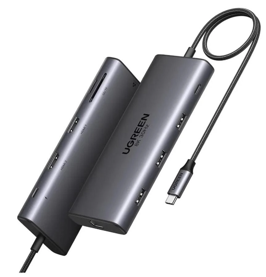Док-станция Ugreen CM639 Space Gray (15534)