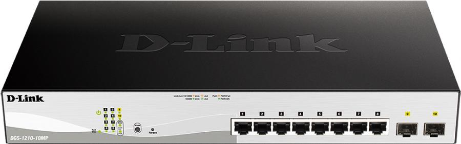 Коммутатор D-Link DGS-1210-10MP/FL2A
