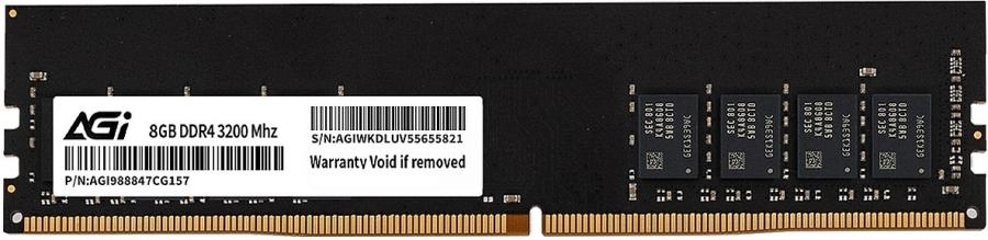 Оперативная память AGI 8GB DDR4 DIMM PC4-25600 Bulk (AGI320008UD138)