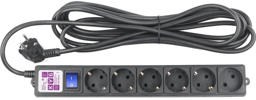 Сетевой фильтр Power Cube SPG6-B2 черный
