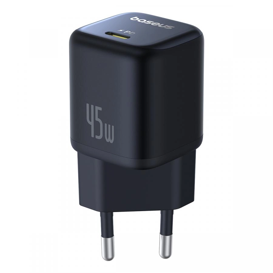 Сетевое зарядное устройство Baseus PicoGo 45W EU Cosmic Black (P10176800123-00)
