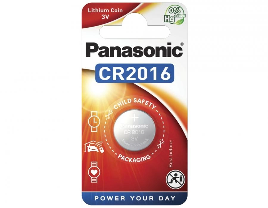 Батарейка Panasonic Lithium CR2016 BL1 (CR-2016EL/1B)