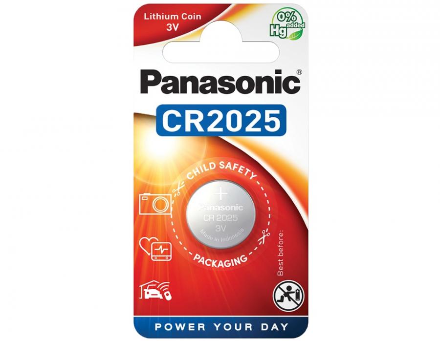 Батарейка Panasonic Lithium CR2025 BL1 (CR-2025EL/1B)