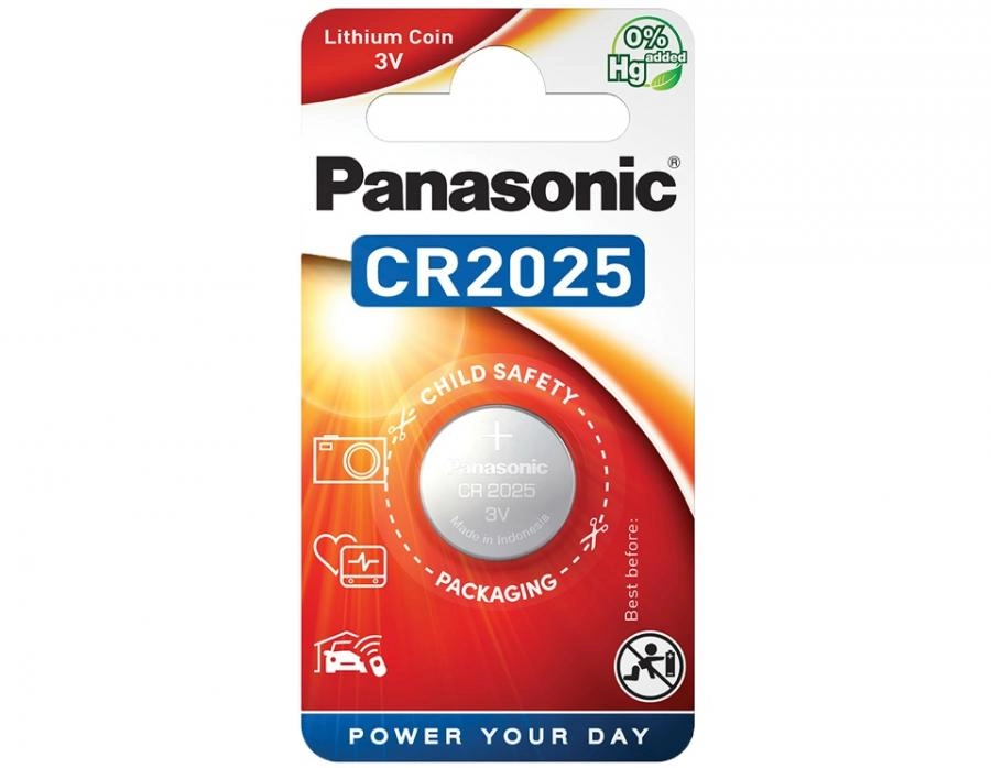 Батарейка Panasonic Lithium CR2025 BL1 (CR-2025EL/1B)