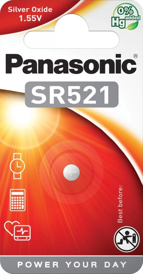 Батарейка Panasonic SR521 BL1 (SR-521EL/1B)