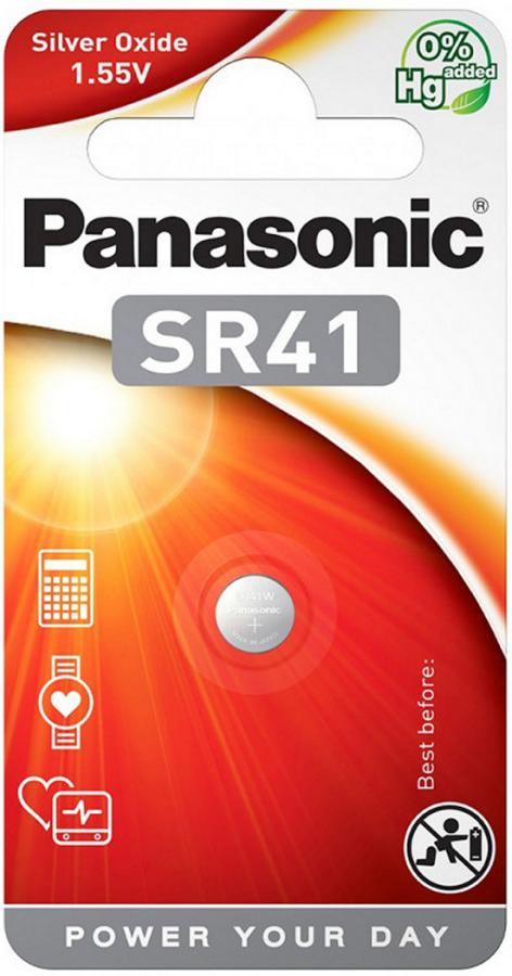 Батарейка Panasonic SR41 EL BL1 (SR-41EL/1B)