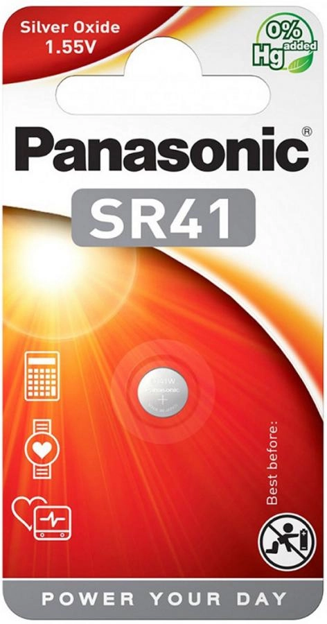 Батарейка Panasonic SR41 EL BL1 (SR-41EL/1B)