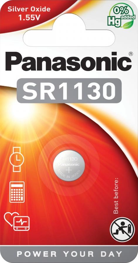 Батарейка Panasonic SR1130 EL BL1 (SR-1130EL/1B)