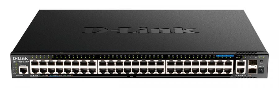 Коммутатор D-Link DGS-1520-52MP/BY/A1A
