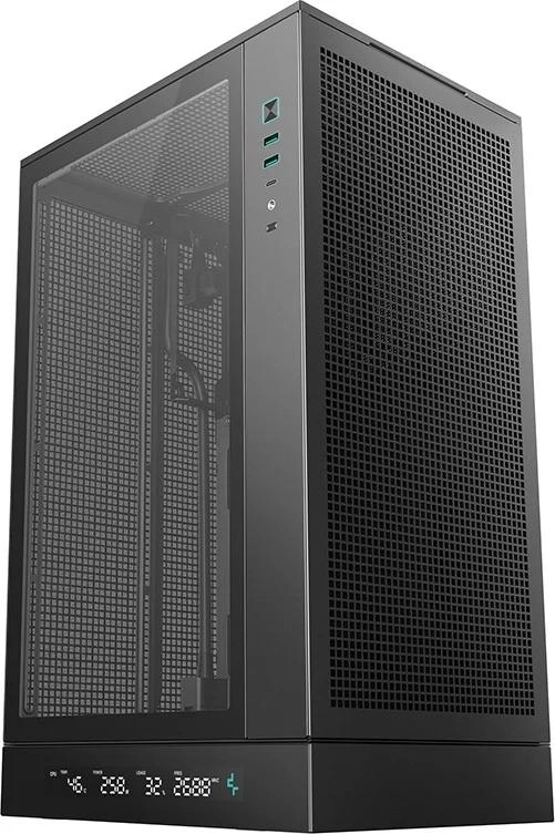 Корпус DeepCool CH270 Digital без БП черный (R-CH270-BKNDM0-G-1)