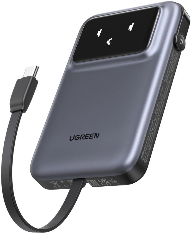 Портативное зарядное устройство Ugreen PB511 Gray (35603B)